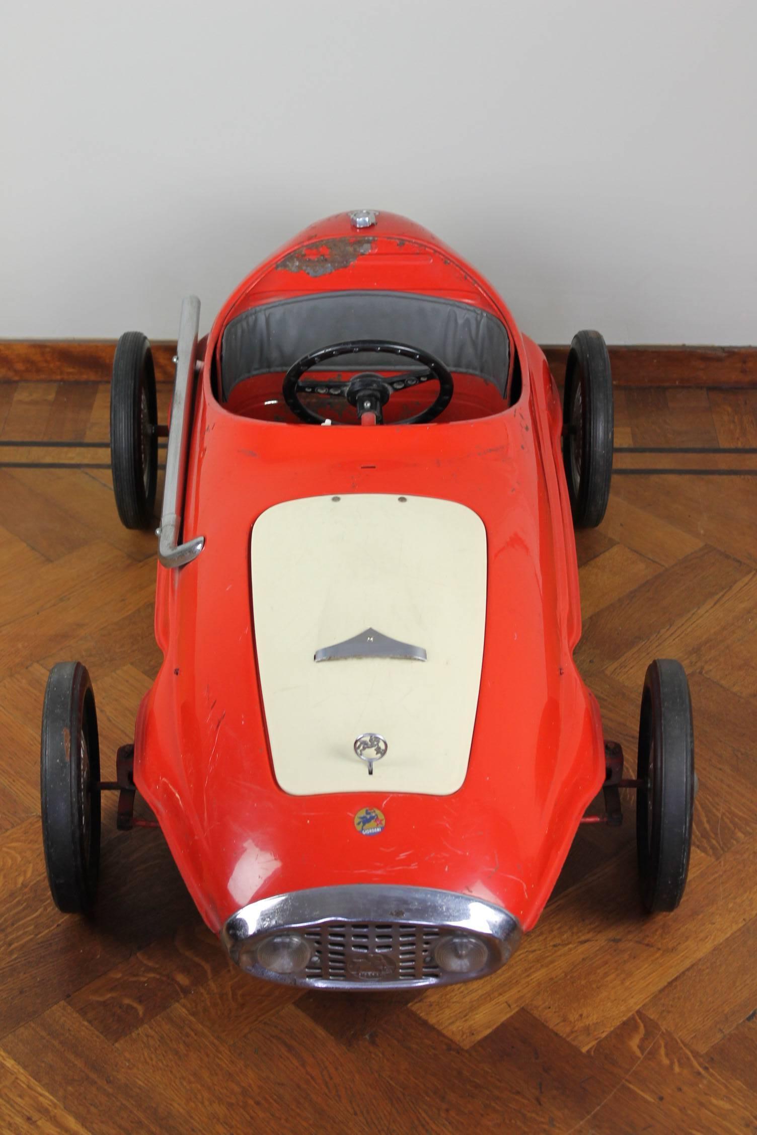 1966 Italian Giordani Pedal Car Racer, Auto Sprint 1100 M-MR 10