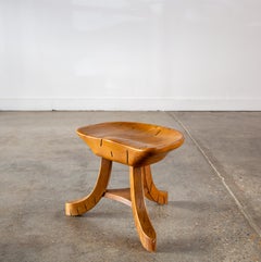 Tabouret de style Thebes en érable Ambrosia d'Adolf Loos, Madison Park, 1966