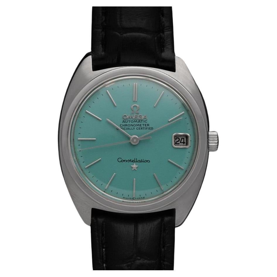1966 Omega Constellation "C" Chronometer Vintage Mens Watch - Stainless Steel For Sale