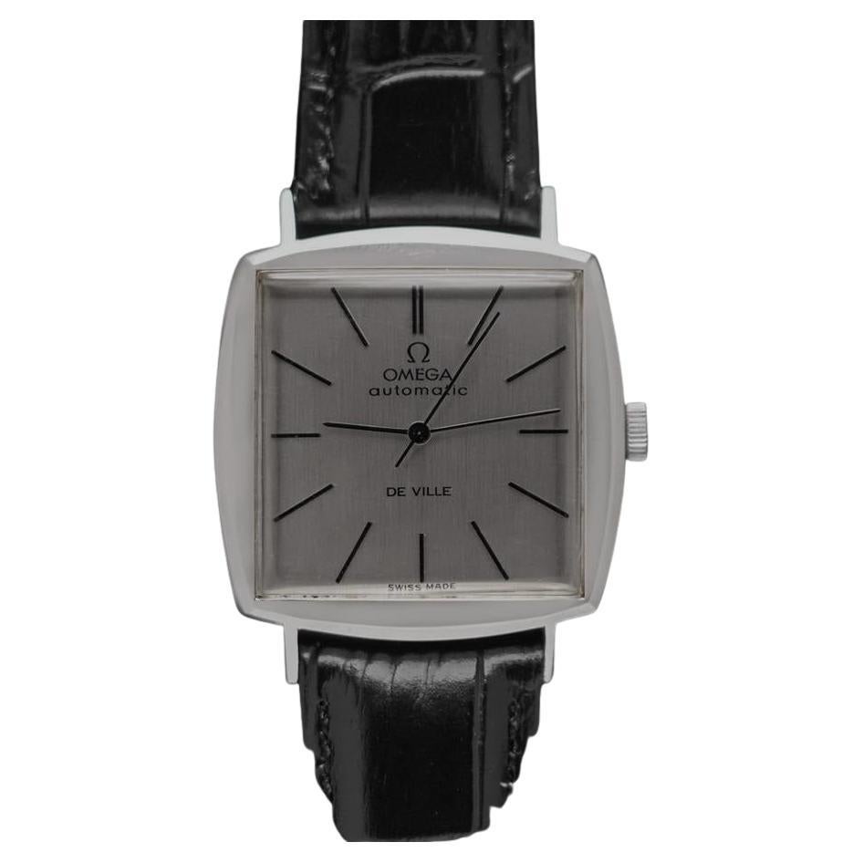 1966 Omega De Ville Vintage Mens Automatic Classic Retro Watch - Stainless Steel For Sale