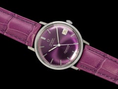1966 Omega Seamaster Mens Vintage Cal. 565 Watch with Purple Dial - Stainless St