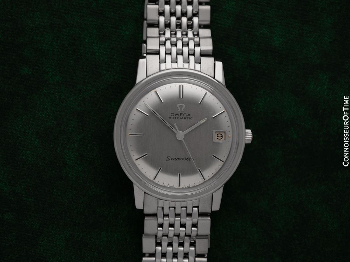 1966 Reloj Omega Seamaster Vintage para caballero de tamaño natural con movimiento 565, automático en venta 2
