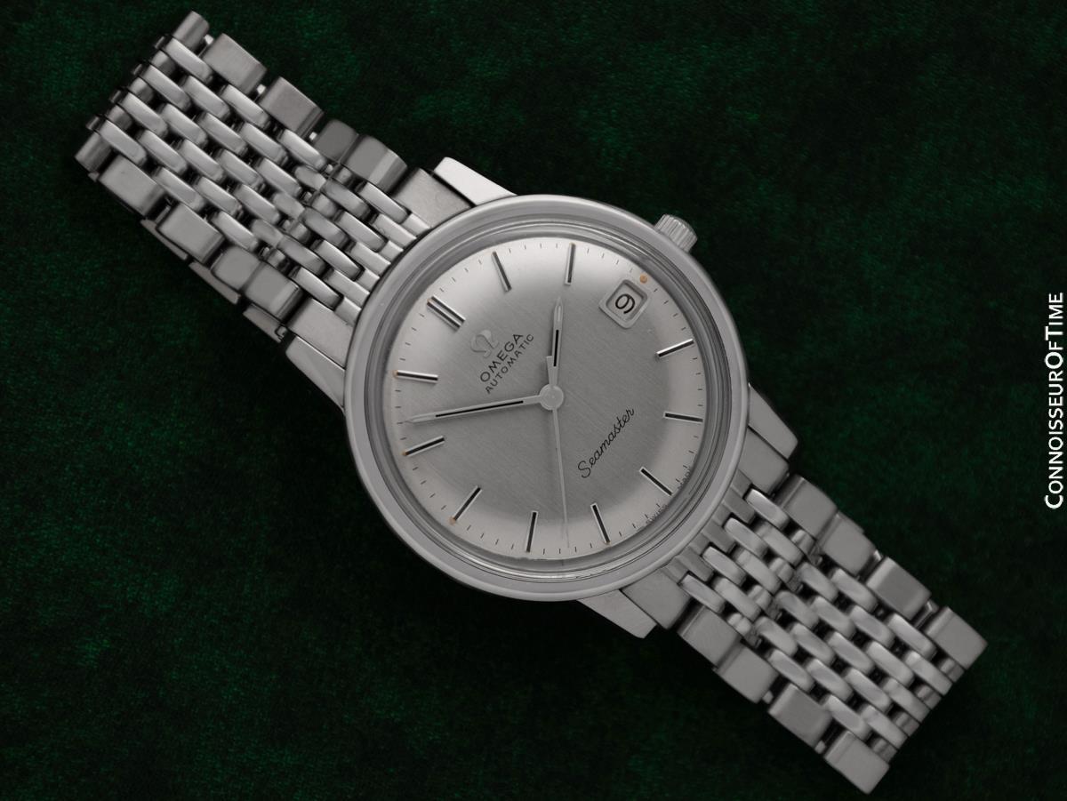 1966 Reloj Omega Seamaster Vintage para caballero de tamaño natural con movimiento 565, automático en venta 3