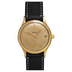 1966 Omega (Seamaster) Raro Cal. 560 Vintage Uomo Oro 10K e SS inossidabile