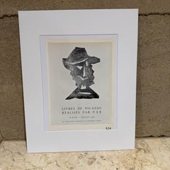 1966 Poster Livres de Picasso PAB Art