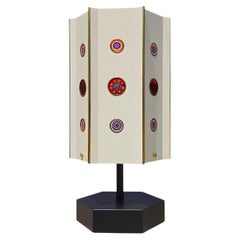1966 Rare Arredoluce Table Lamp with Murrine Glass Insert from Venini , Italy