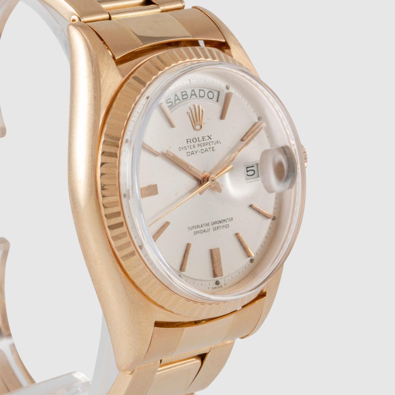 1966 Rolex Day Date Bracciale Oyster Oro Rosa in vendita