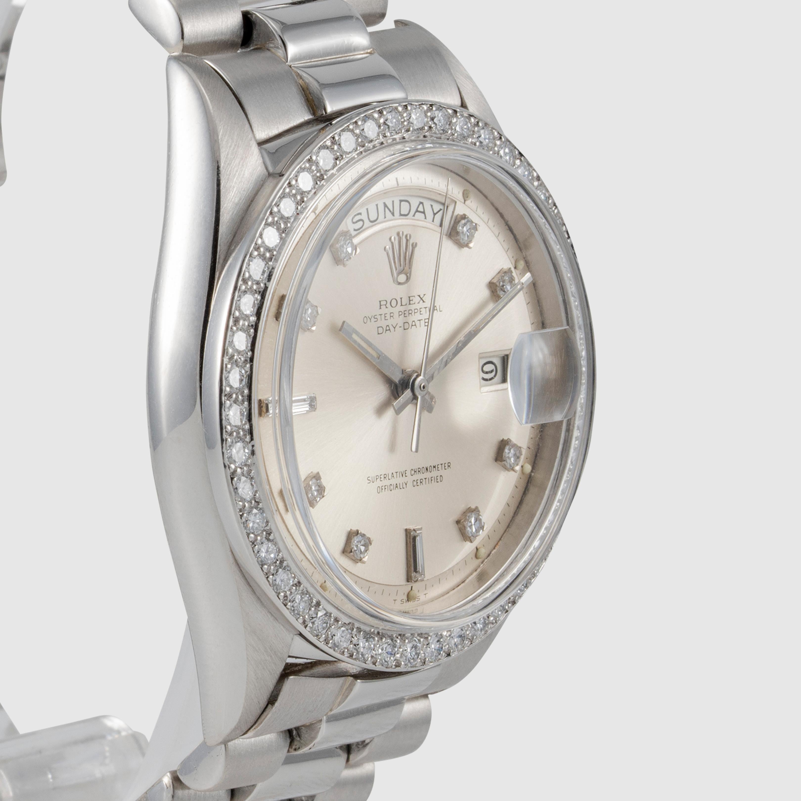 da uomo o donna 1966 Rolex Day Date Platinum Ref. 1804 in vendita