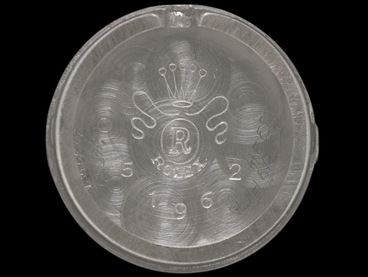 1966 Rolex Orologio da donna, quadrante argento - Oro bianco 14 carati in vendita 4