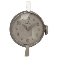 1966 Rolex Ladies Dress Watch, Silver Dial - 14K White Gold
