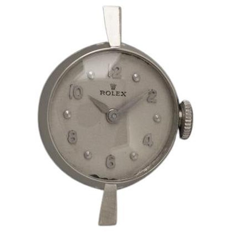 1966 Rolex Ladies Dress Watch, Silver Dial - 14K White Gold For Sale at 1stDibs 1966 Rolex Ladies Dress Watch, Silver Dial - 14K White Gold For Sale at 1stDibs