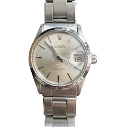 1966 Rolex Oysterdate Precision Watch 6466 30mm Stainless #24507