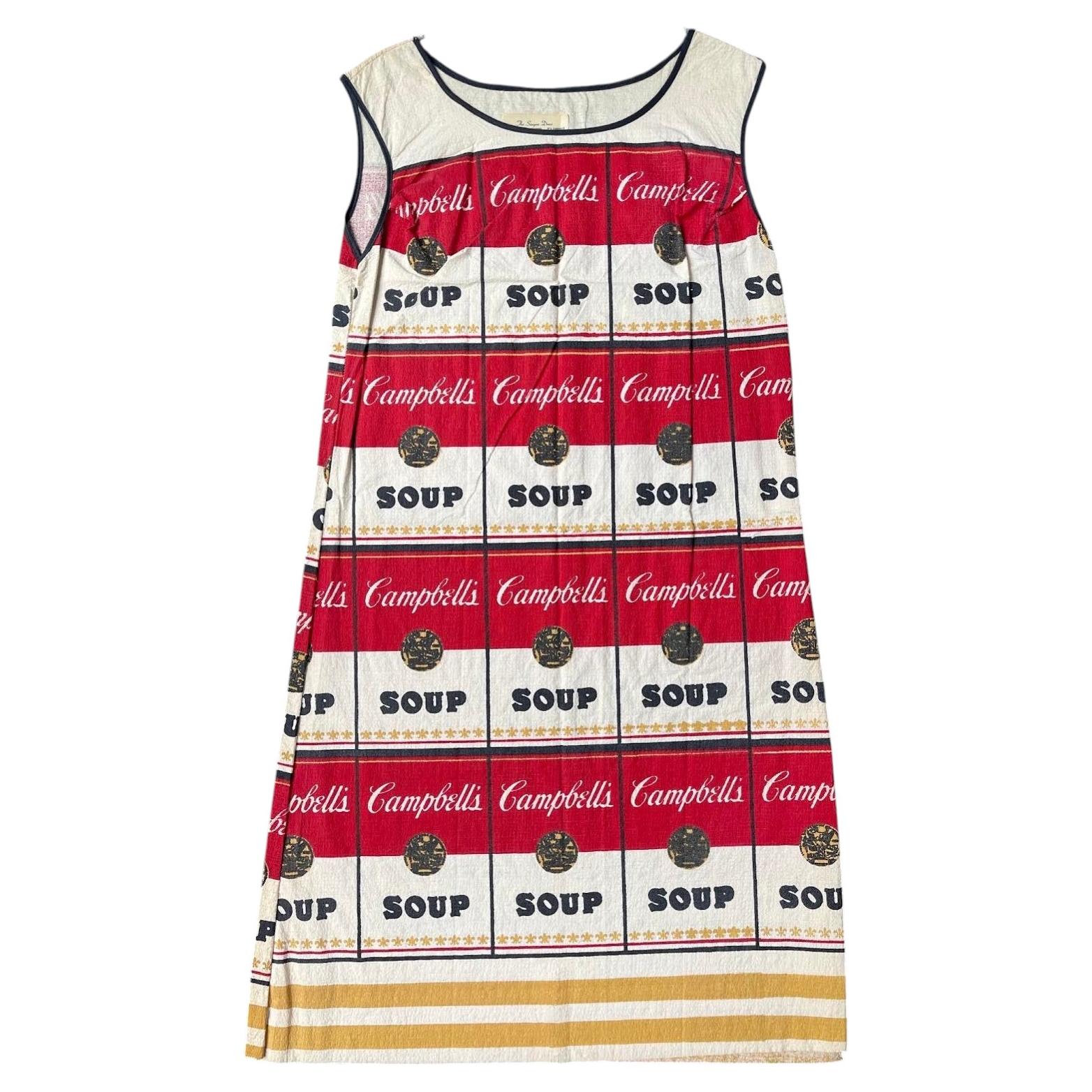 1966 : La robe en papier « THE SOUPER DRESS » de la Campbell Soup Company – Andy Warhol en vente