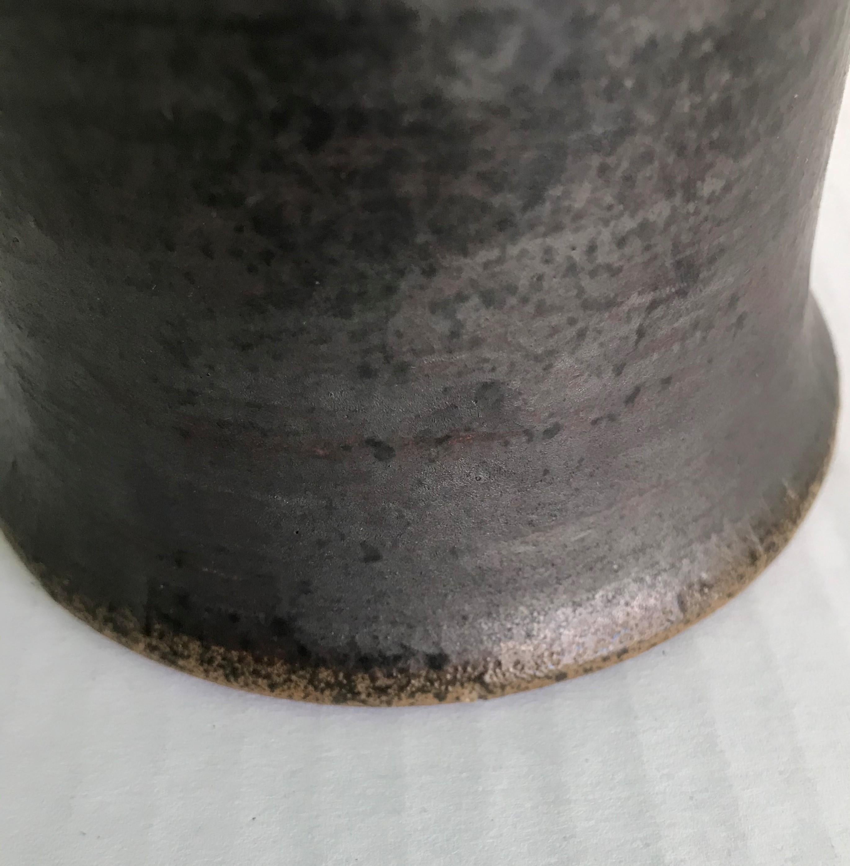 1966 Victoria Littlejohn Pottery Weed Pot Vase In Good Condition In Miami, FL