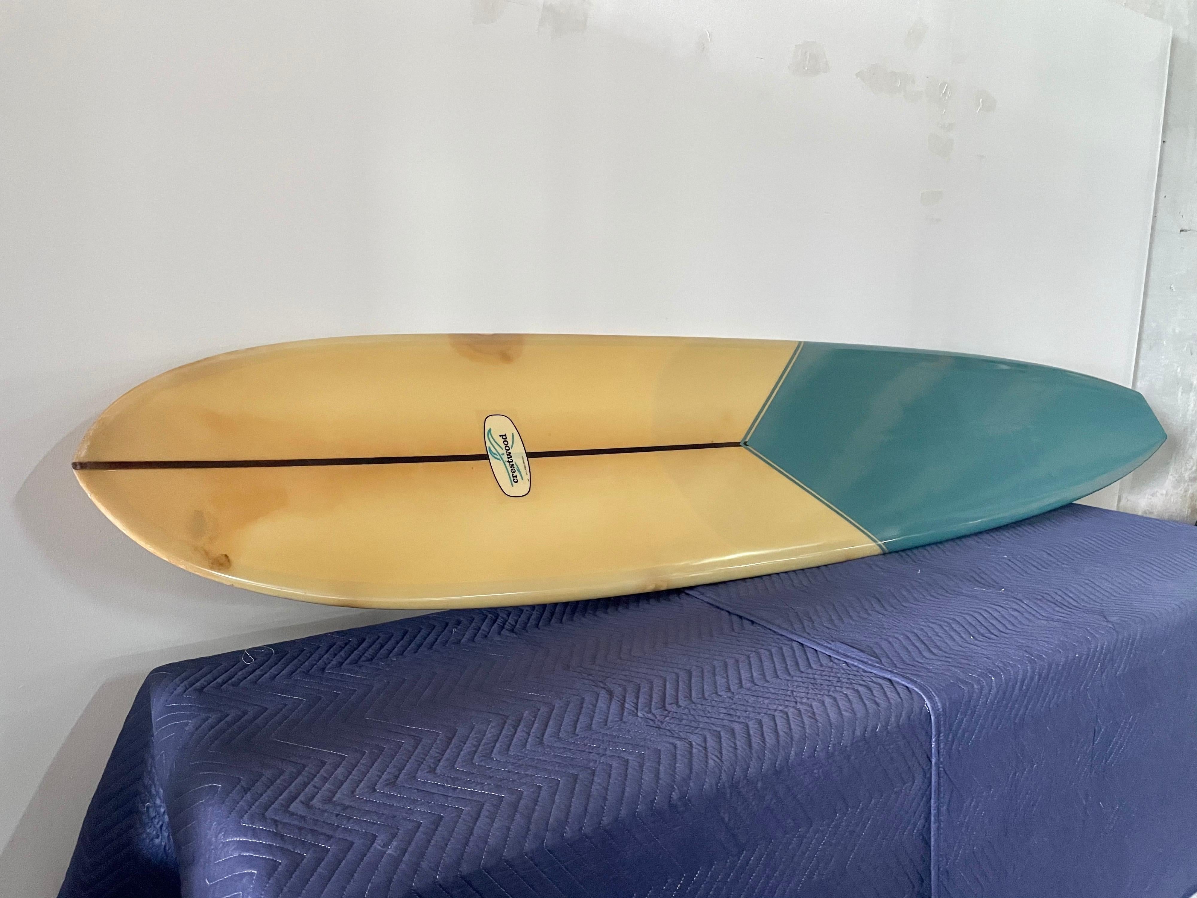 1966 Vintage Crestwood Longboard / Surfboard by Billy Sautner 3