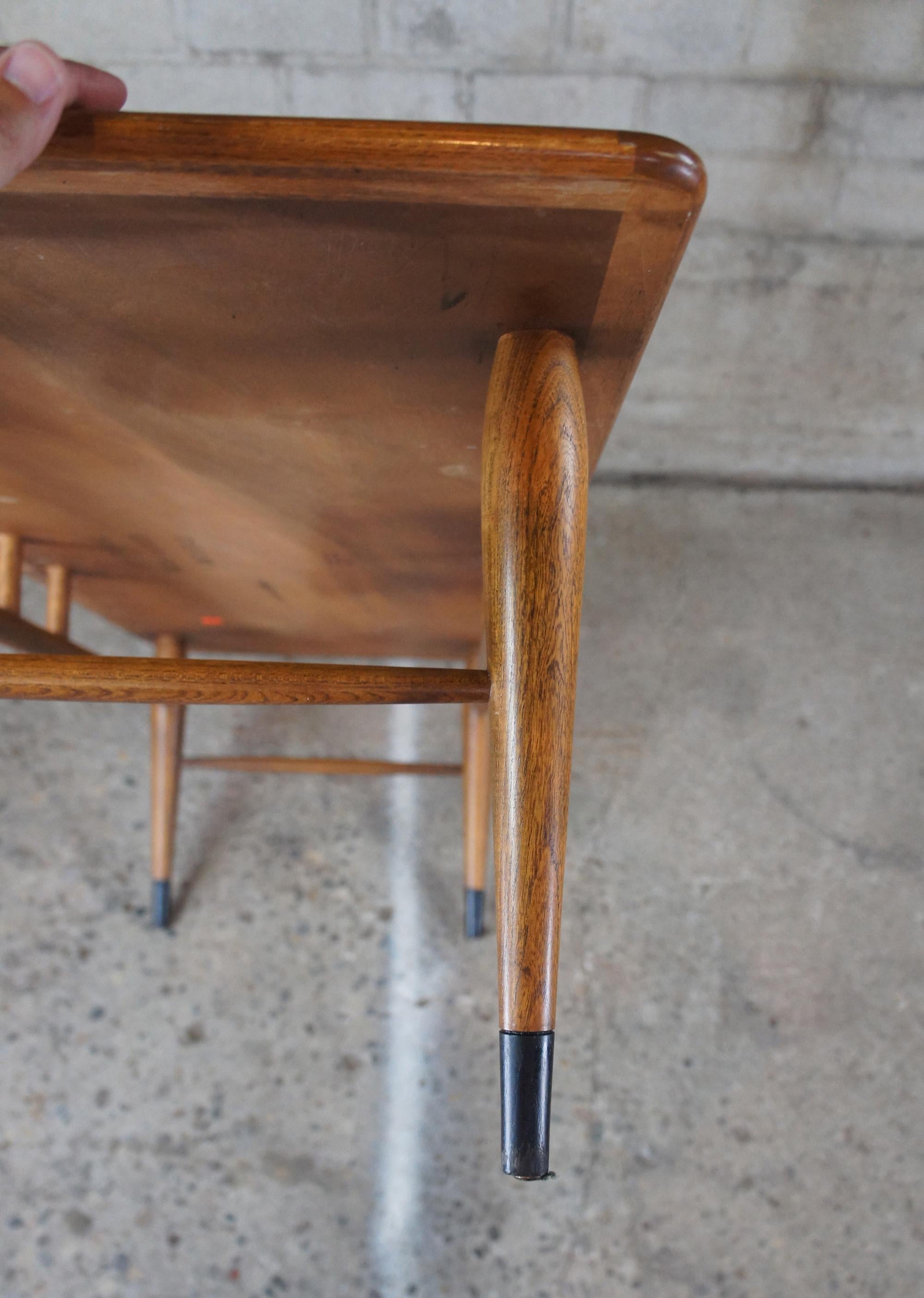 1966 Vintage Lane Acclaim 900 Walnut Coffee Cocktail Table Mid-Century Modern 4