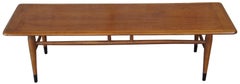 1966 Vintage Lane Acclaim 900 Walnut Coffee Cocktail Table Mid-Century Modern