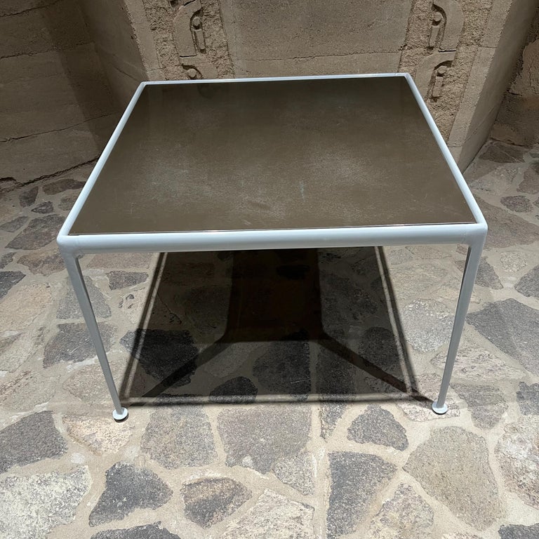 Aluminum 1966 Vintage Richard Schultz for Knoll Patio Dining Table Outdoor Collection  For Sale