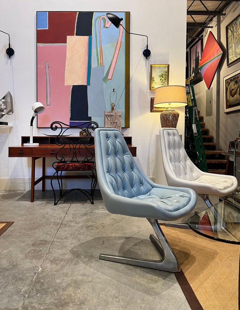 1966 Vladimir Kagan for Chrome Craft, Sculpta Unicorn Chair For 