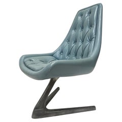 1966 Vladimir Kagan for Chrome Craft, Sculpta Unicorn Chair