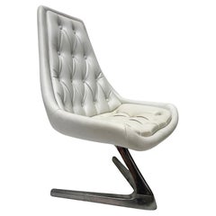 Vintage 1966 Vladimir Kagan for Chrome Craft, Sculpta Unicorn Chair