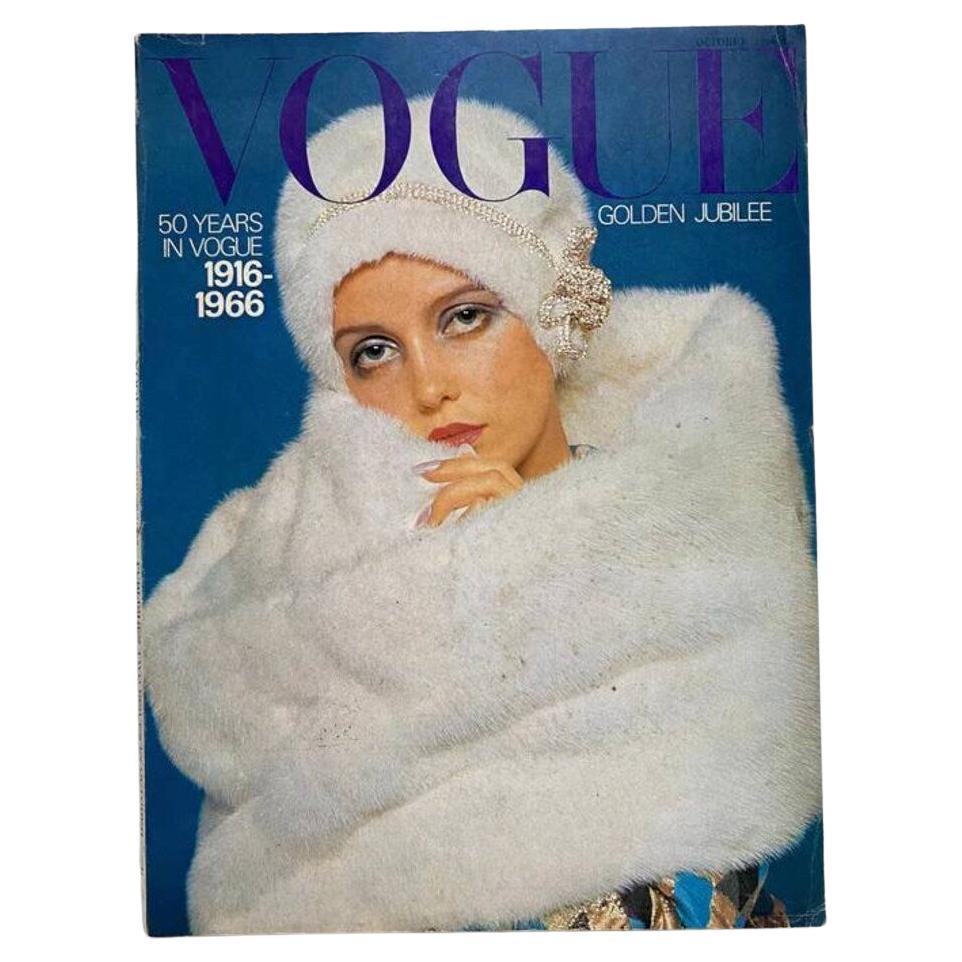 1966 VOGUE  1916-1966 Golden Jubilee  Cover by David Bailey For Sale