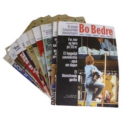 1966 Year Bo Bedre / Live Better Danish Language Home & Design Vintage Magazine 