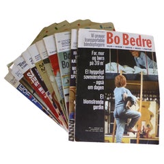 1966 Year Bo Bedre / Live Better Danish Language Home & Design Vintage Magazine