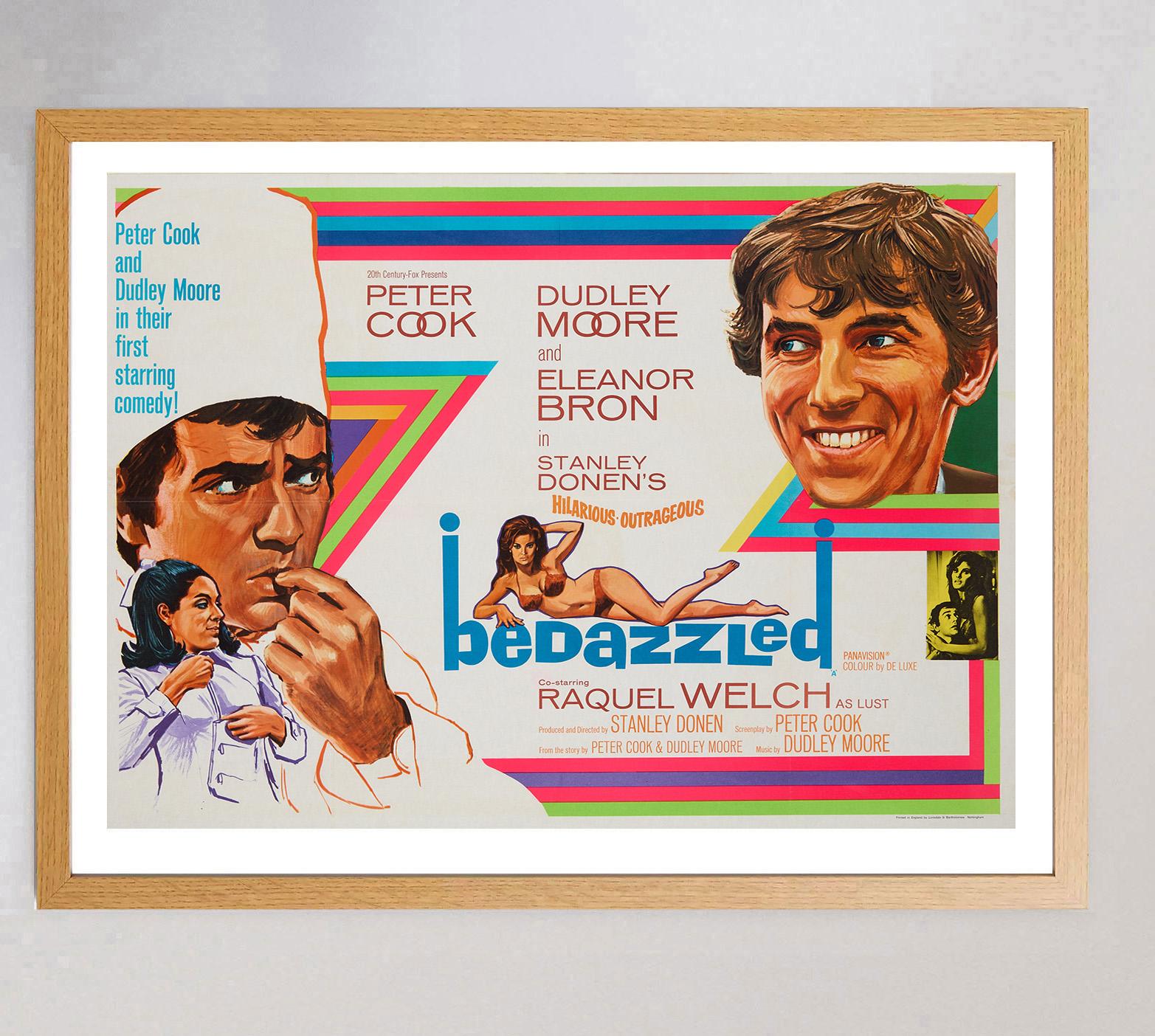 Splendido e vivace poster quadrato del Regno Unito per il film 