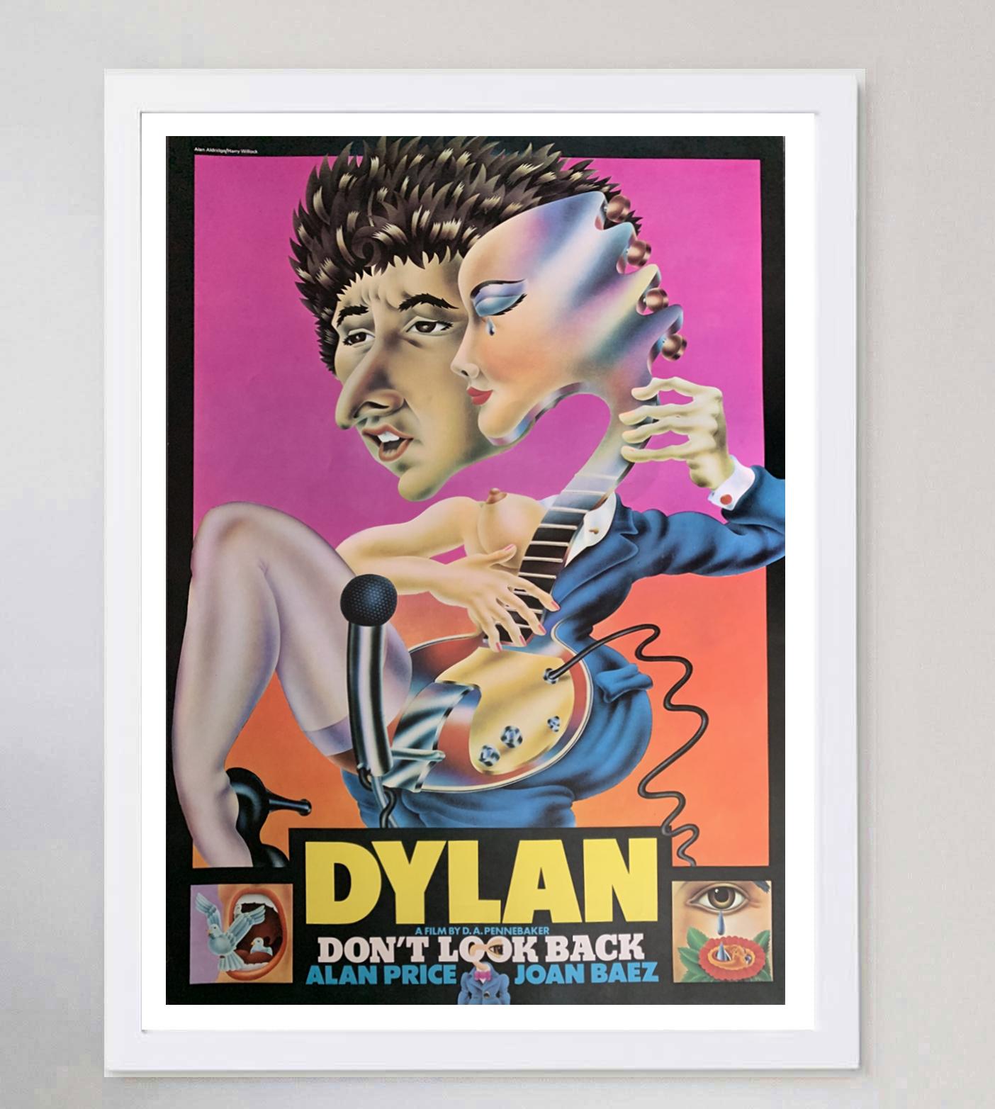 1967 Bob Dylan - Don't Look Back Original Vintage Poster In Good Condition For Sale In Winchester, GB