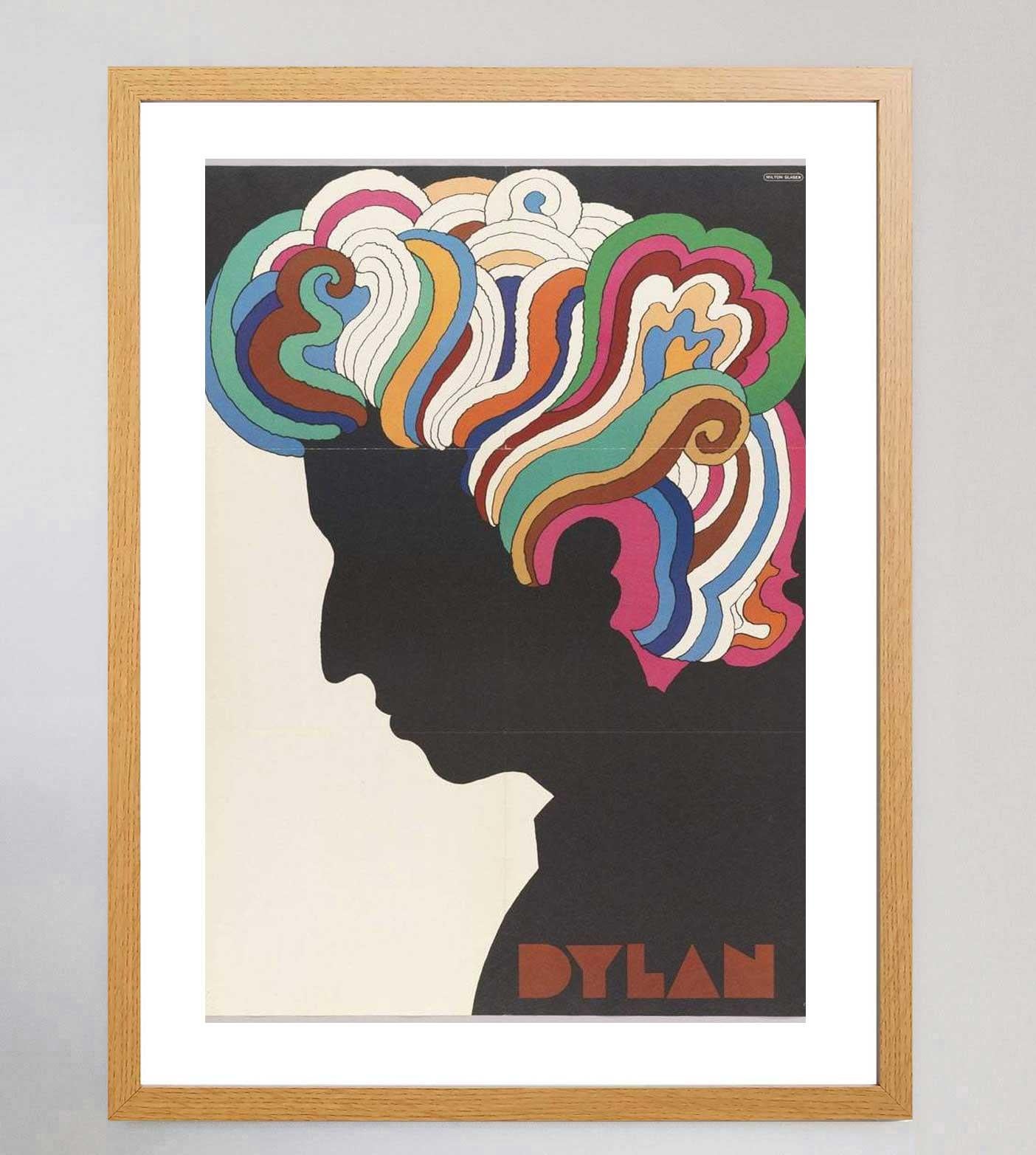 1967 Bob Dylan - Milton Glaser Original Vintage Poster In Good Condition For Sale In Winchester, GB