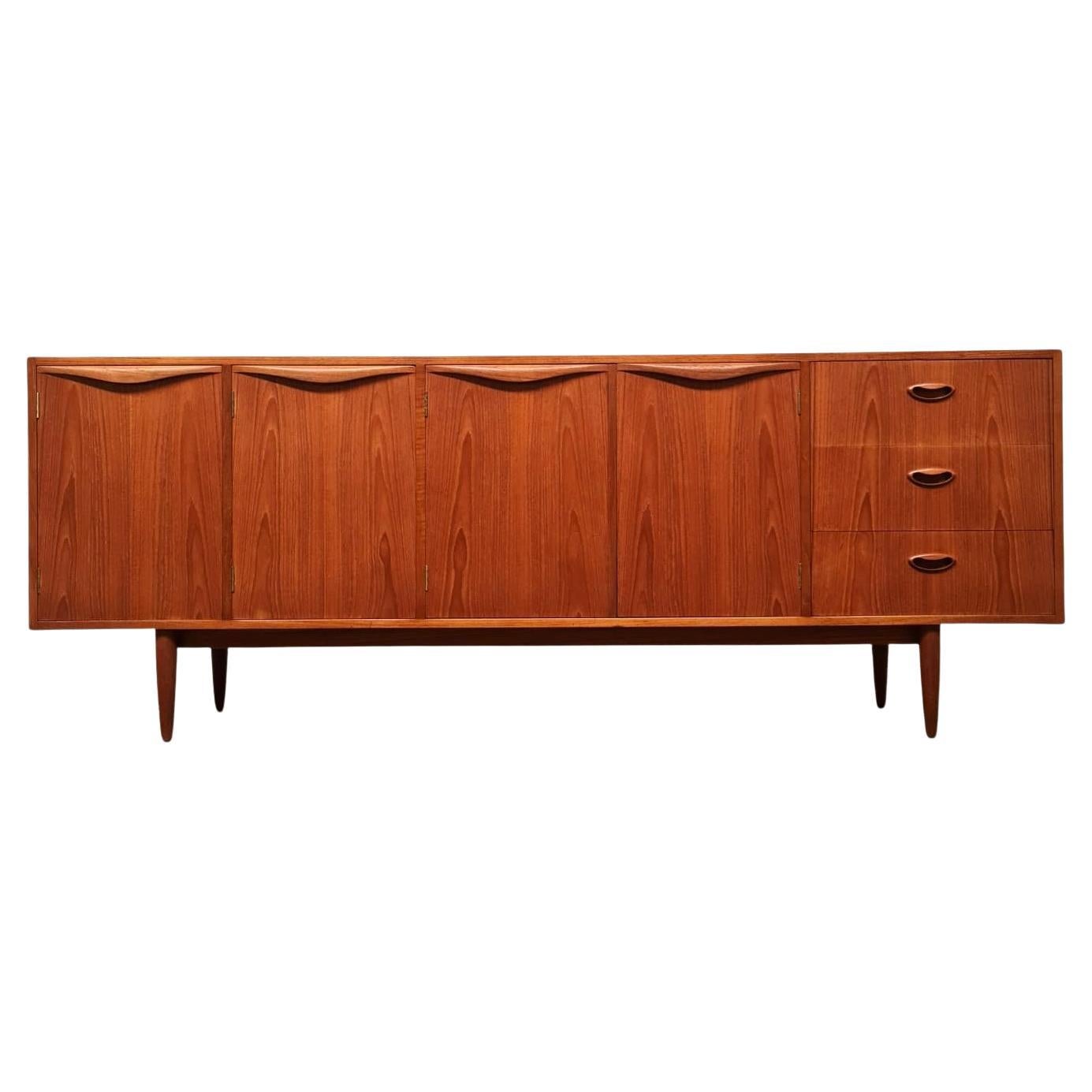 1967 Chiswell Wave Handle Sideboard For Sale