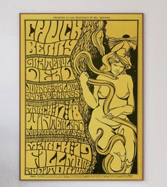 1967 Chuck Berry & The Grateful Dead - Fillmore Original Vintage Poster