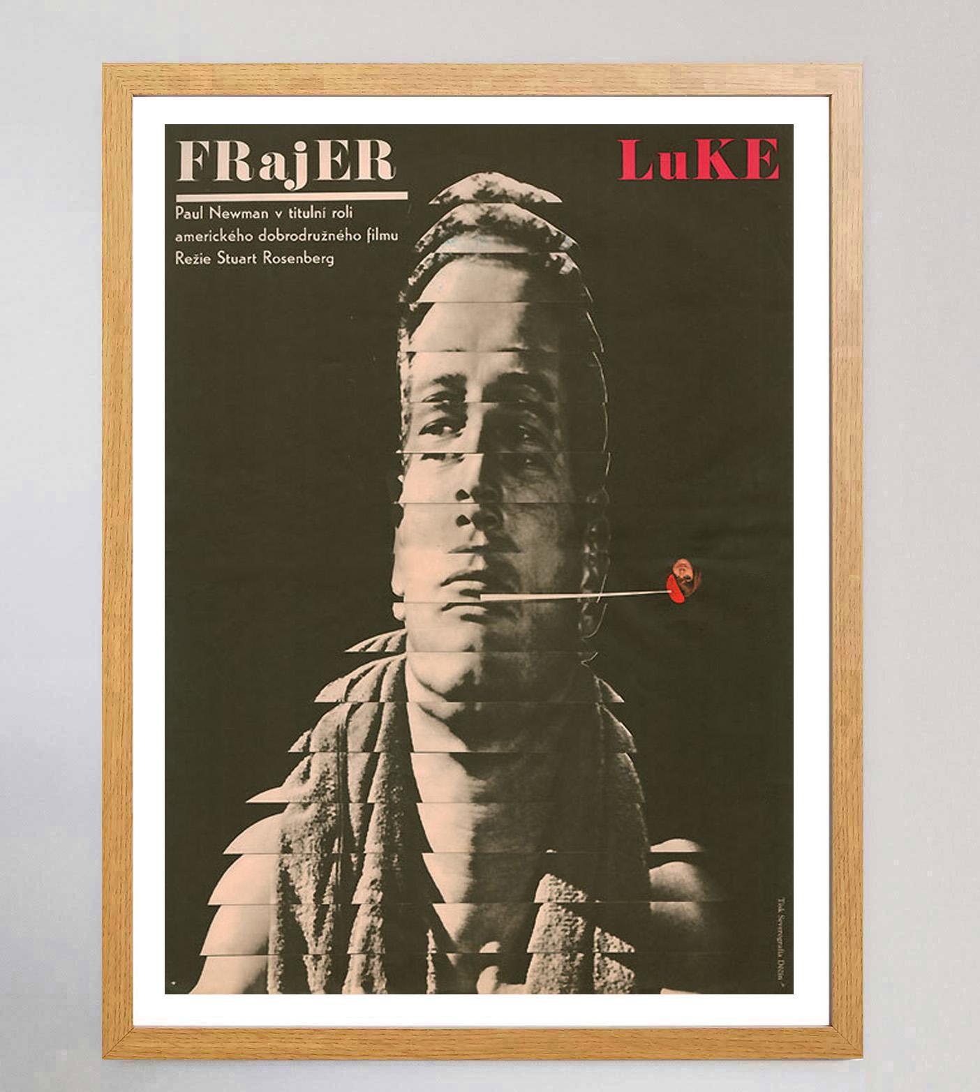 Ceco 1967 Cool Hand Luke (Repubblica Ceca) Poster originale d'epoca in vendita