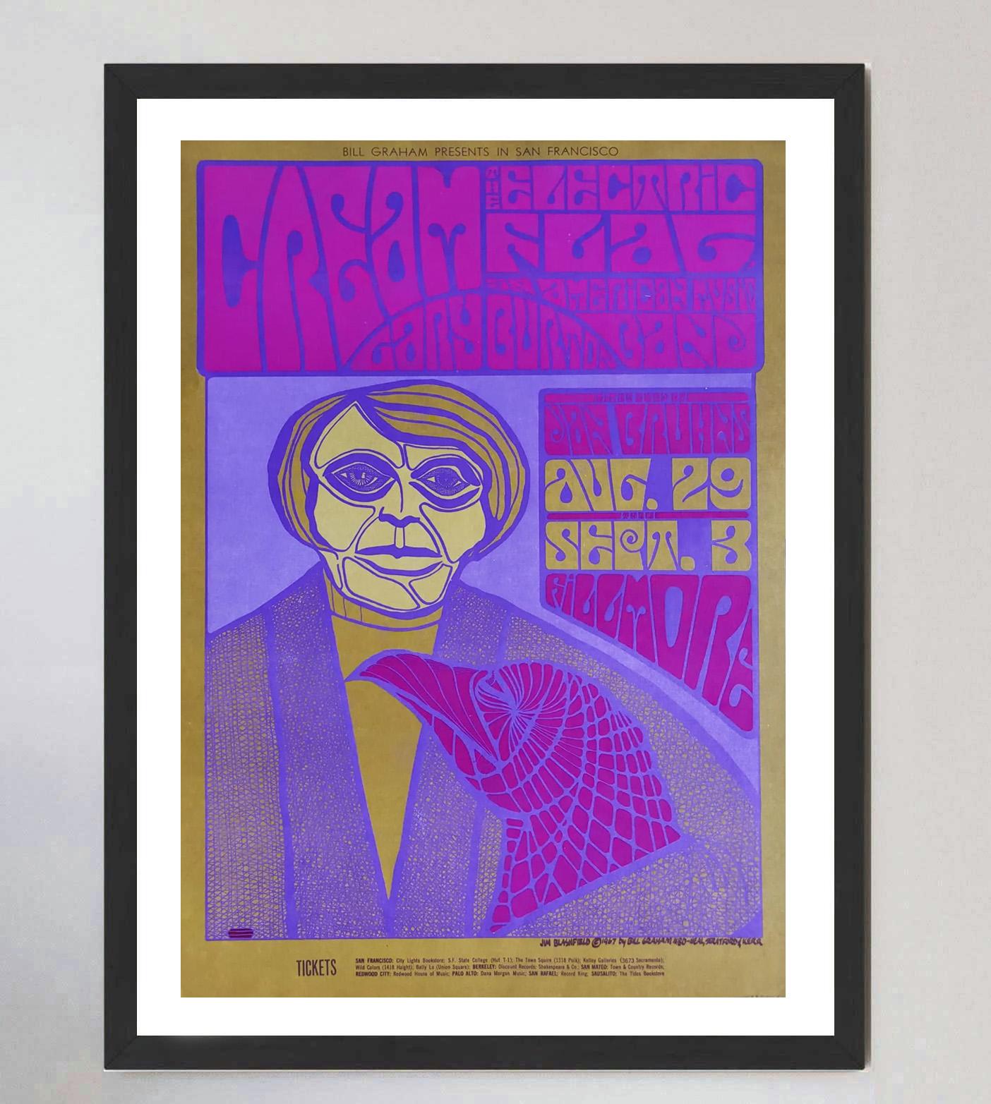 Americano 1967 Cream - Fillmore Poster originale d'epoca in vendita