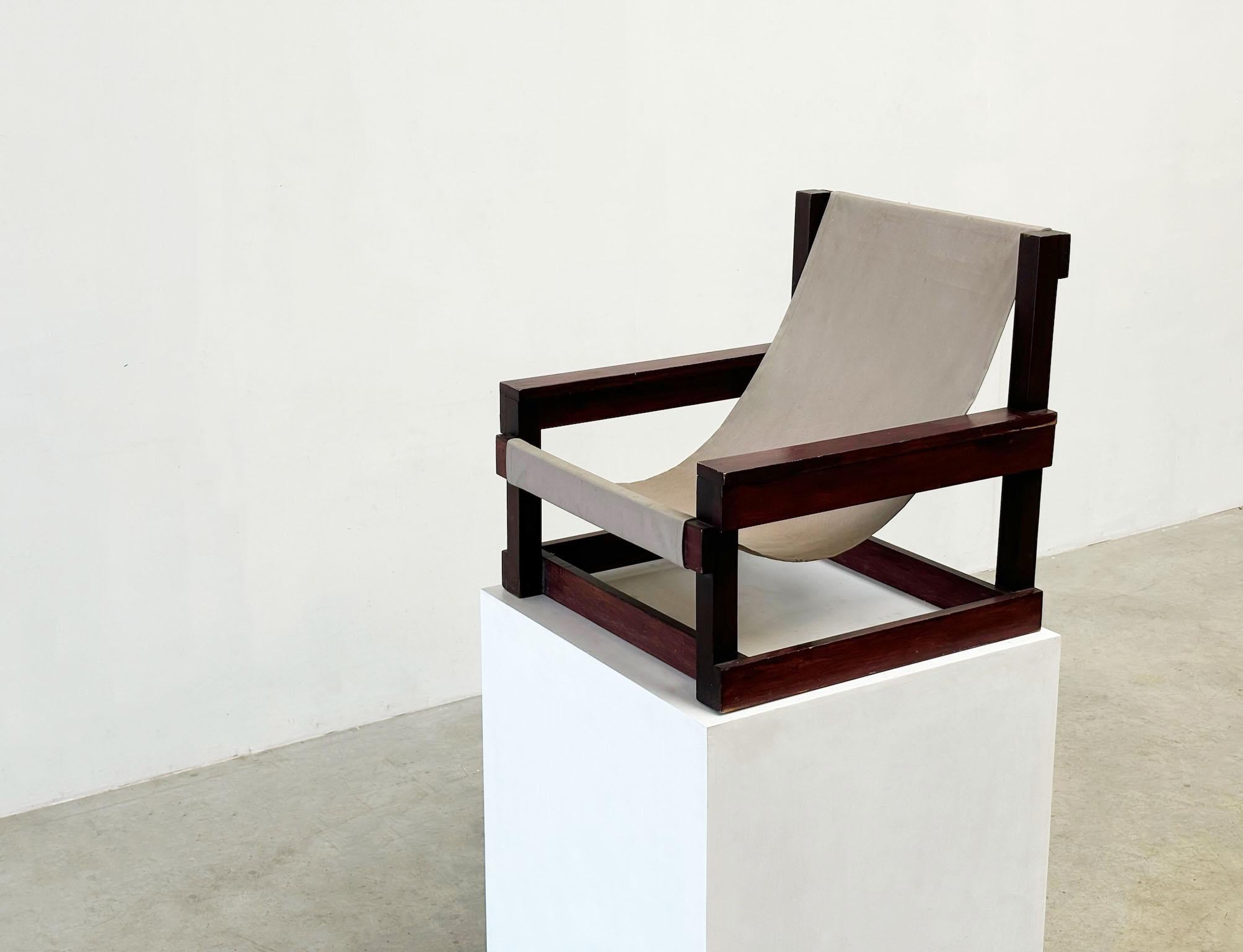 1967 Chaise sculpturale hollandaise 