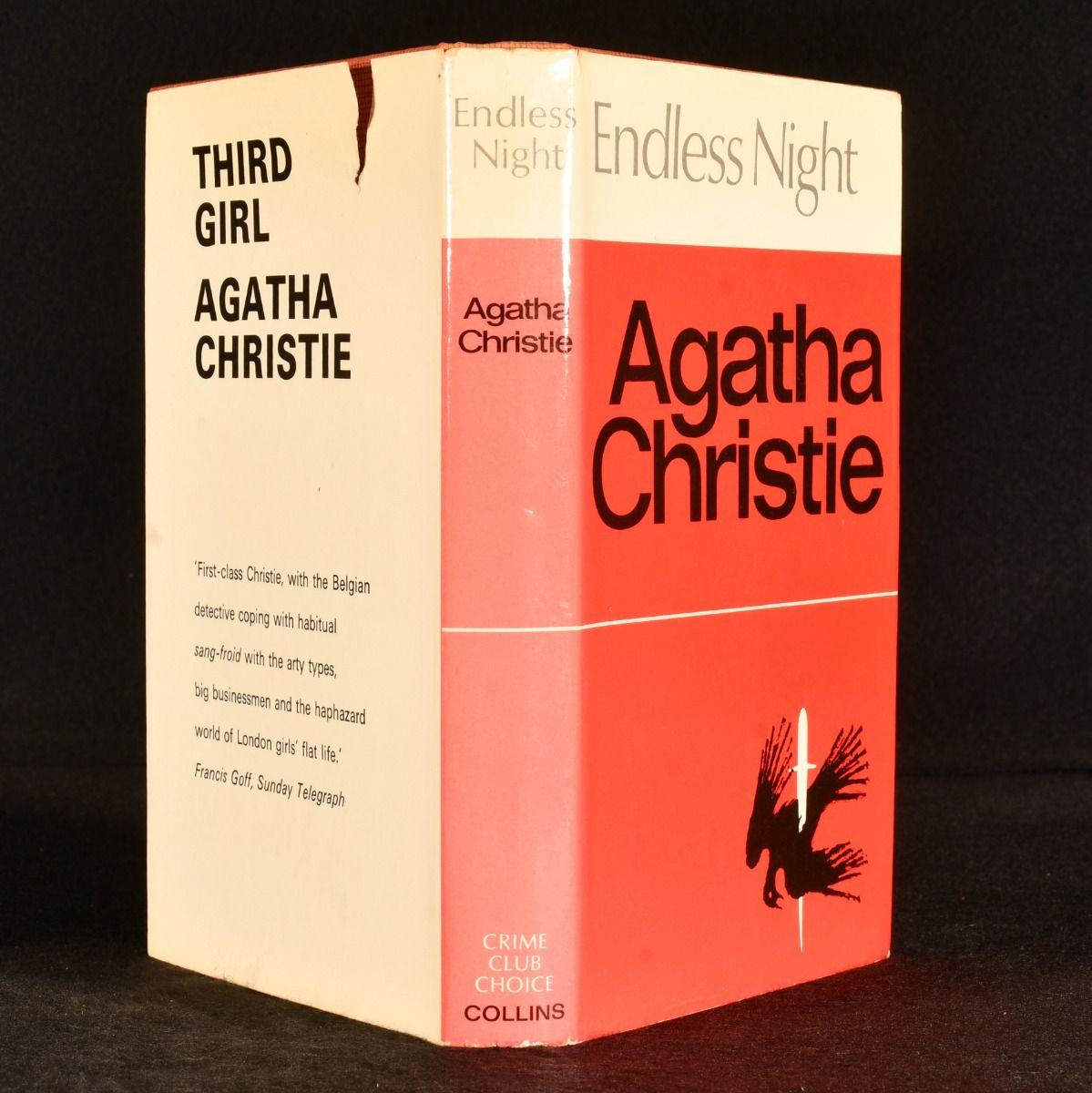 Rare exemplaire signé de la première édition de l'une des œuvres préférées d'Agatha Christie.

Première édition, première impression, aucune autre impression n'est mentionnée.

Avec une dédicace de Christie sur le premier papier de garde libre