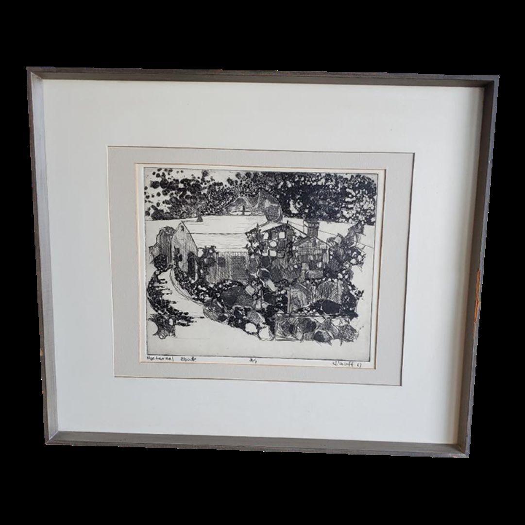 1967 Etching Titled, Dated, Signed 