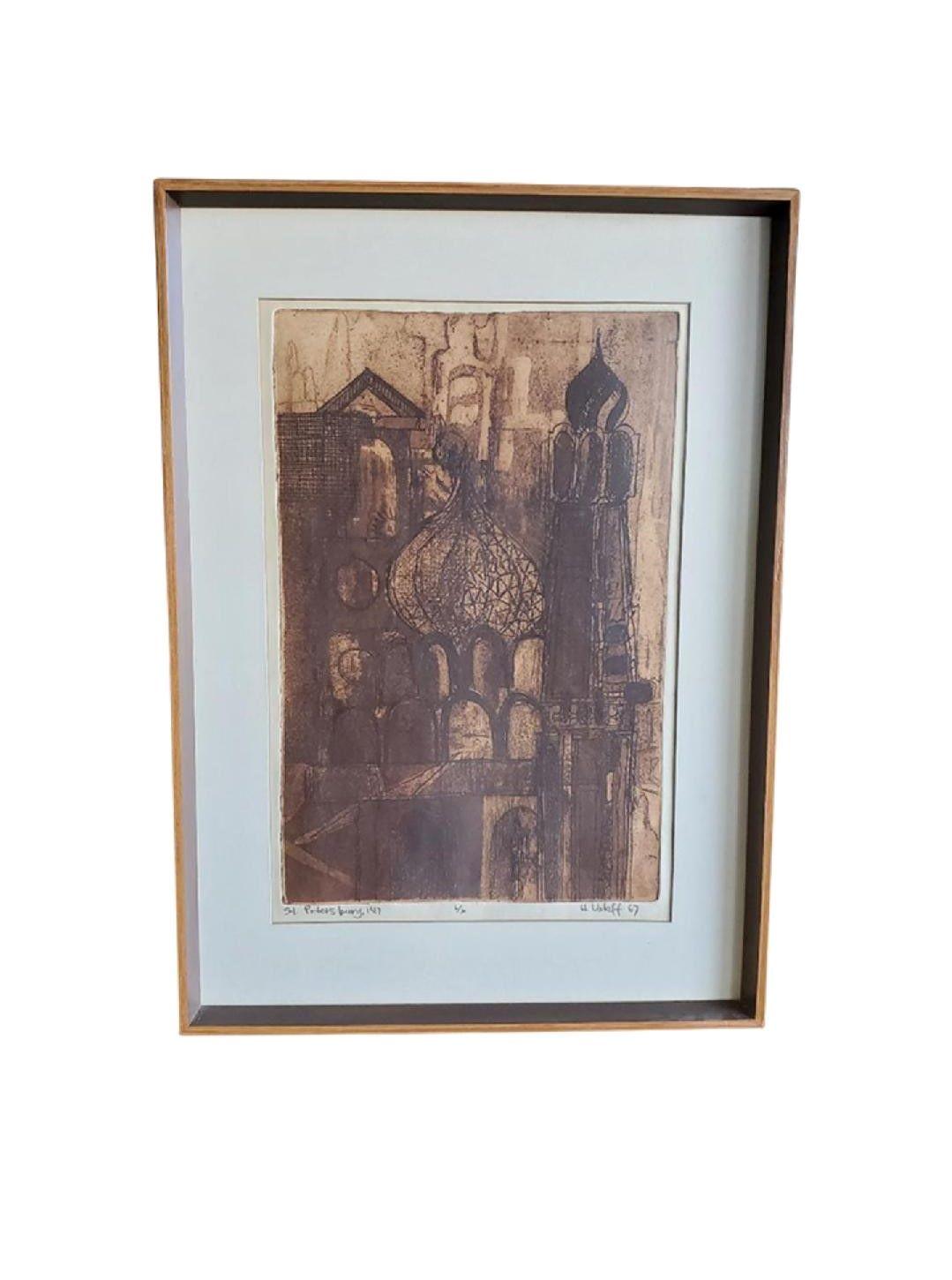 1967 Etching Titled, Dated, Signed Number 