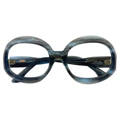 1967 Filos Christian Blue and Grey Marble Frame