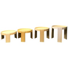 1967, Gianfranco Frattini for Cassina, 4 Pieces of Marema Stacking Tables