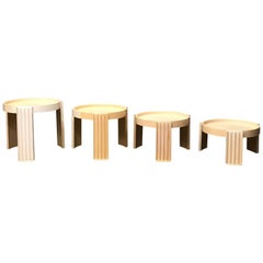 1967, Gianfranco Frattini for Cassina, 4 Pieces of Marema Stacking Tables