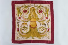 1967 Hermès "Ceres" Silk Twill Carre Scarf