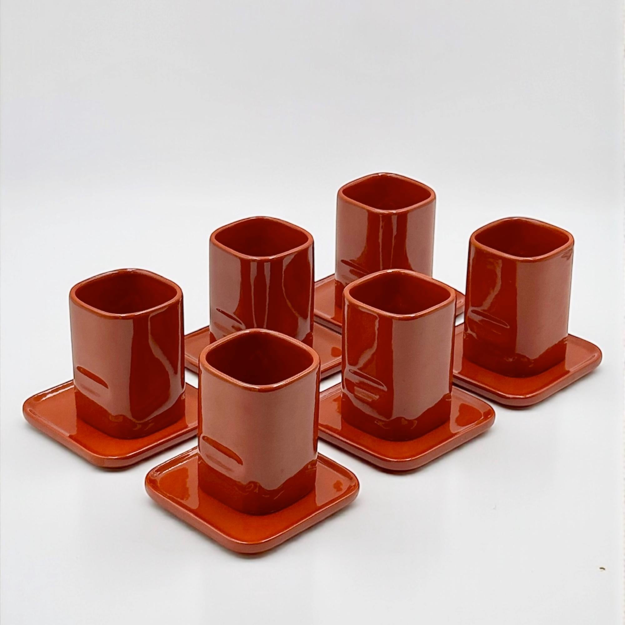 1967 Italian Modernist Sakura Tea Service by Makio Hasuike for Franco Pozzi en vente 5