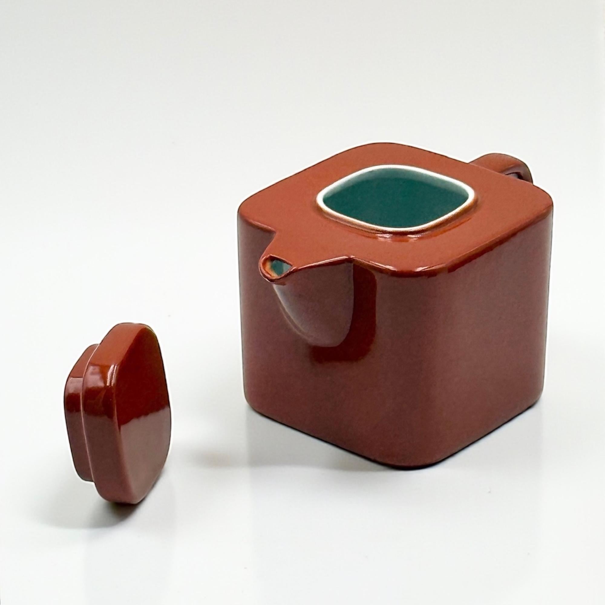 Céramique 1967 Italian Modernist Sakura Tea Service by Makio Hasuike for Franco Pozzi en vente