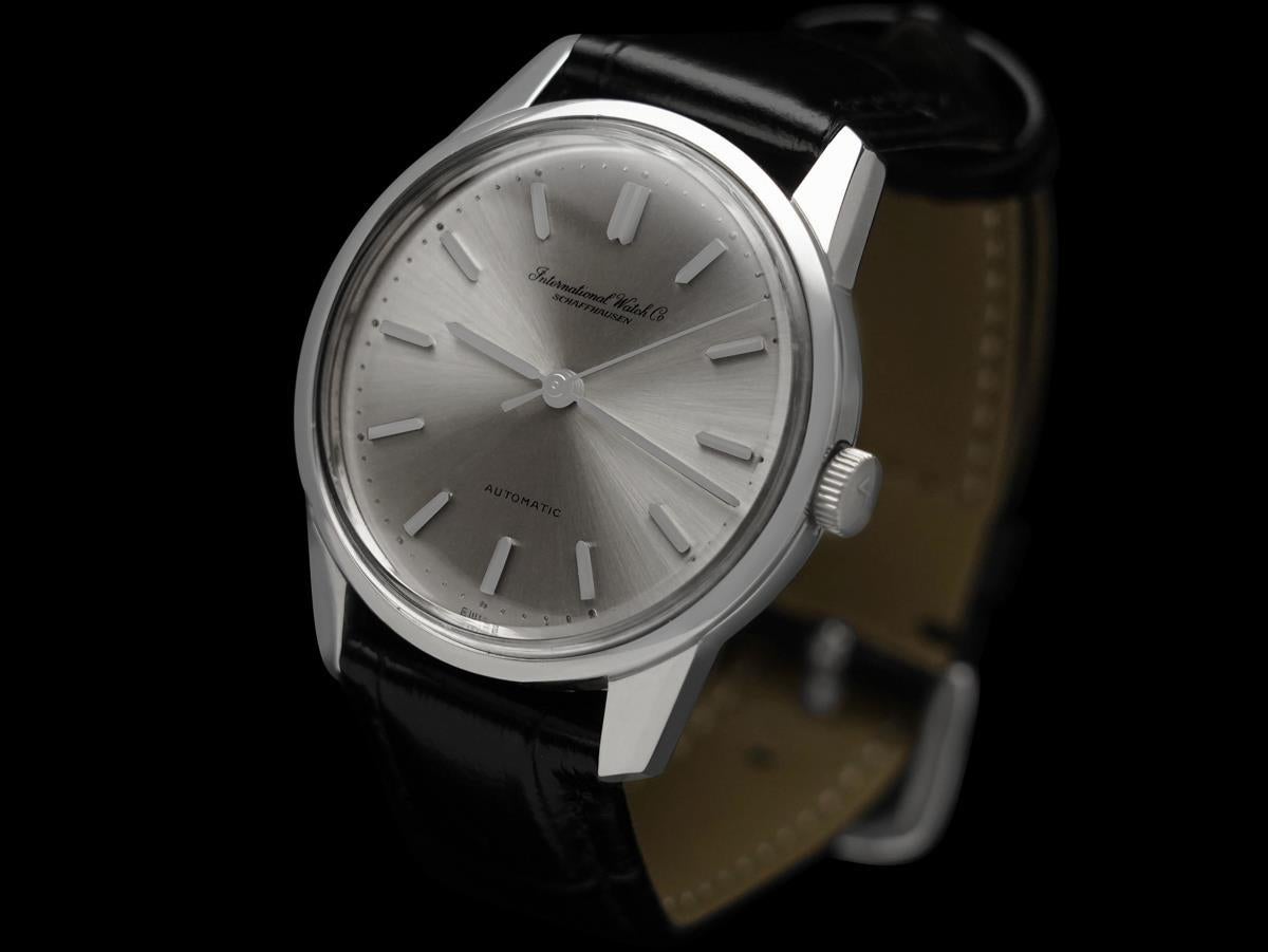 1967 IWC Vintage Mens Full Size Watch, Cal. 854 Automatic - Stainless Steel In Excellent Condition For Sale In Suwanee, GA