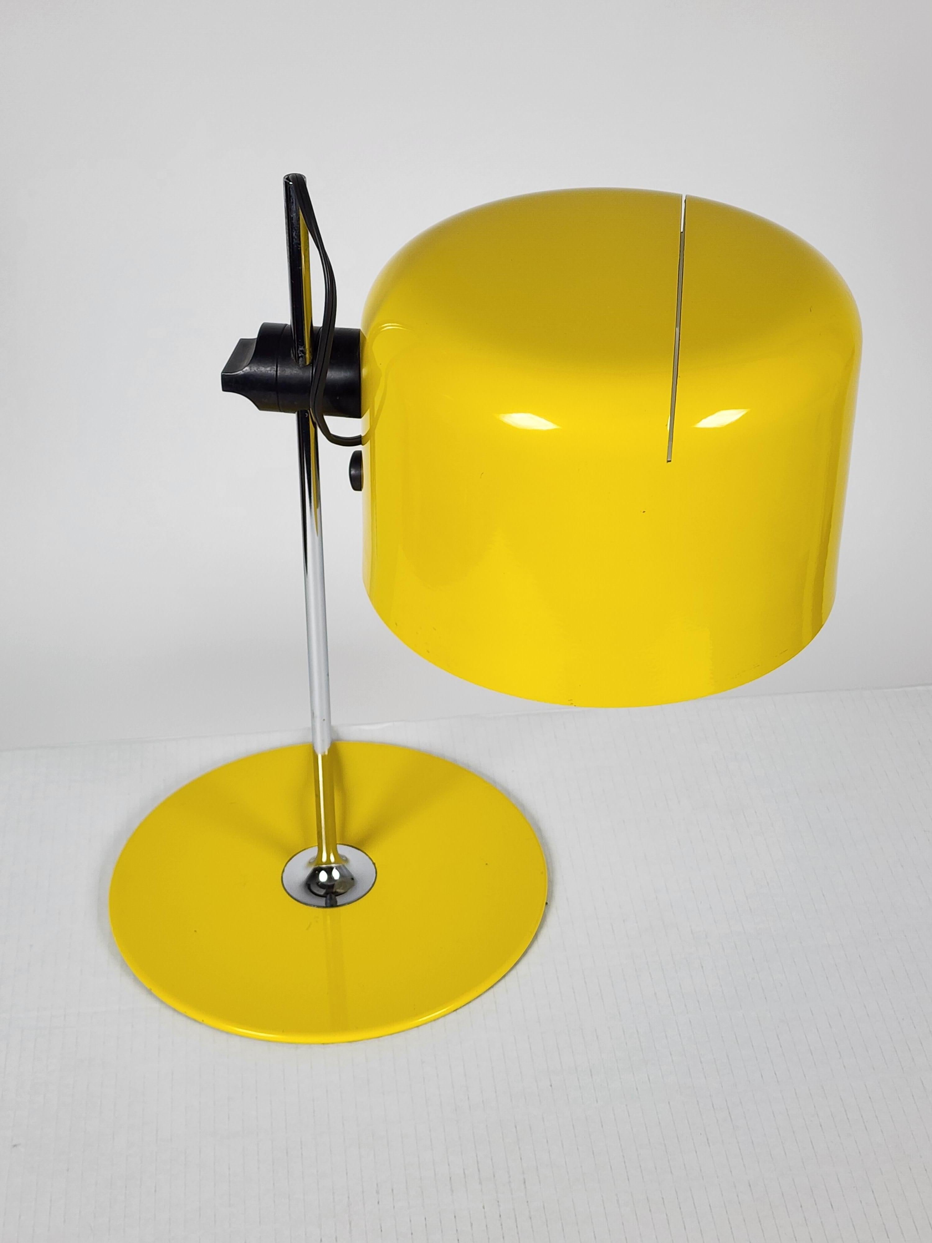 Mid-Century Modern 1967 Joe Colombo Early Edition of  '' Coupé '' Table Lamp , Italy For Sale