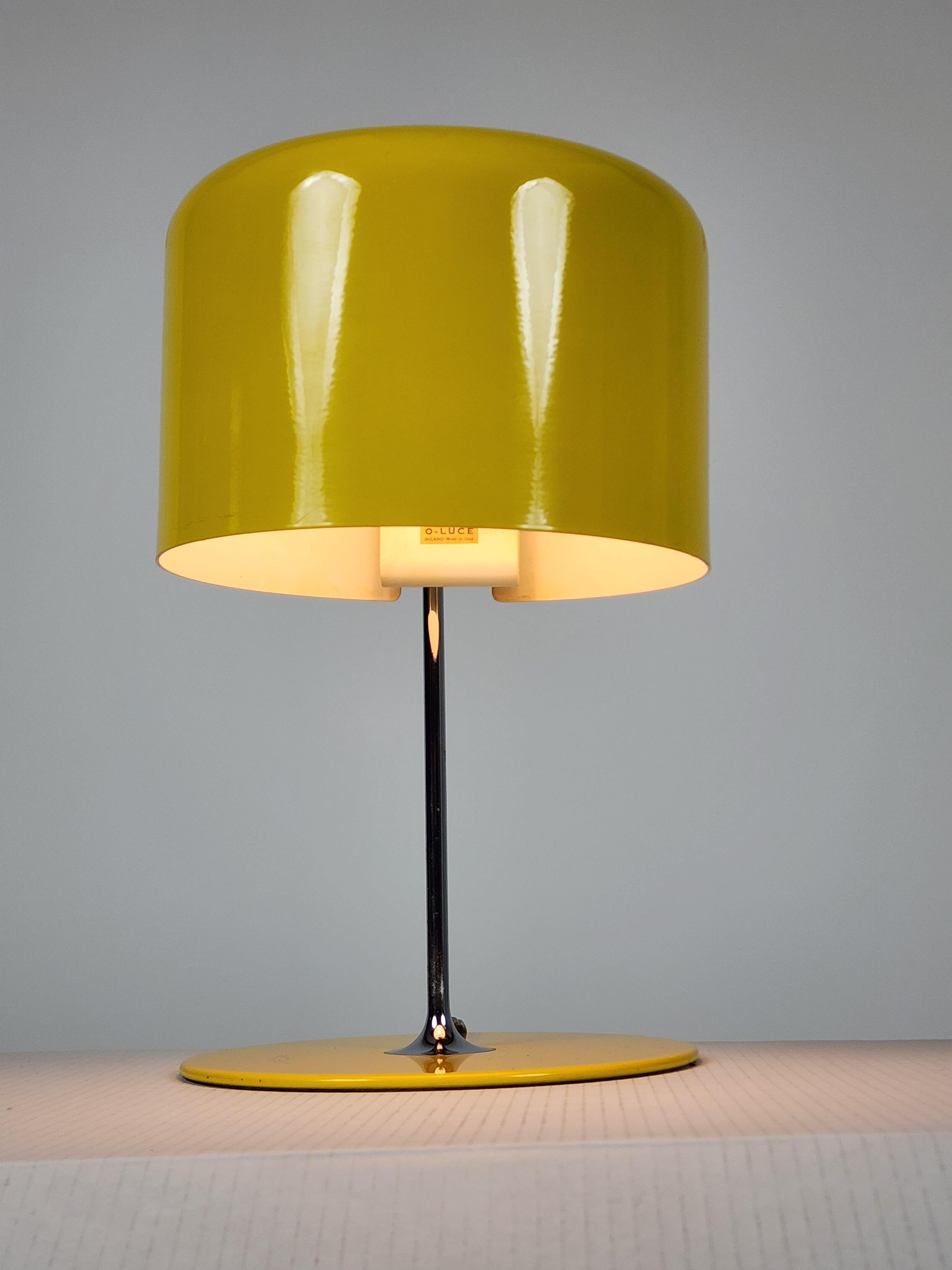 Mid-20th Century 1967 Joe Colombo Early Edition of  '' Coupé '' Table Lamp , Italy For Sale