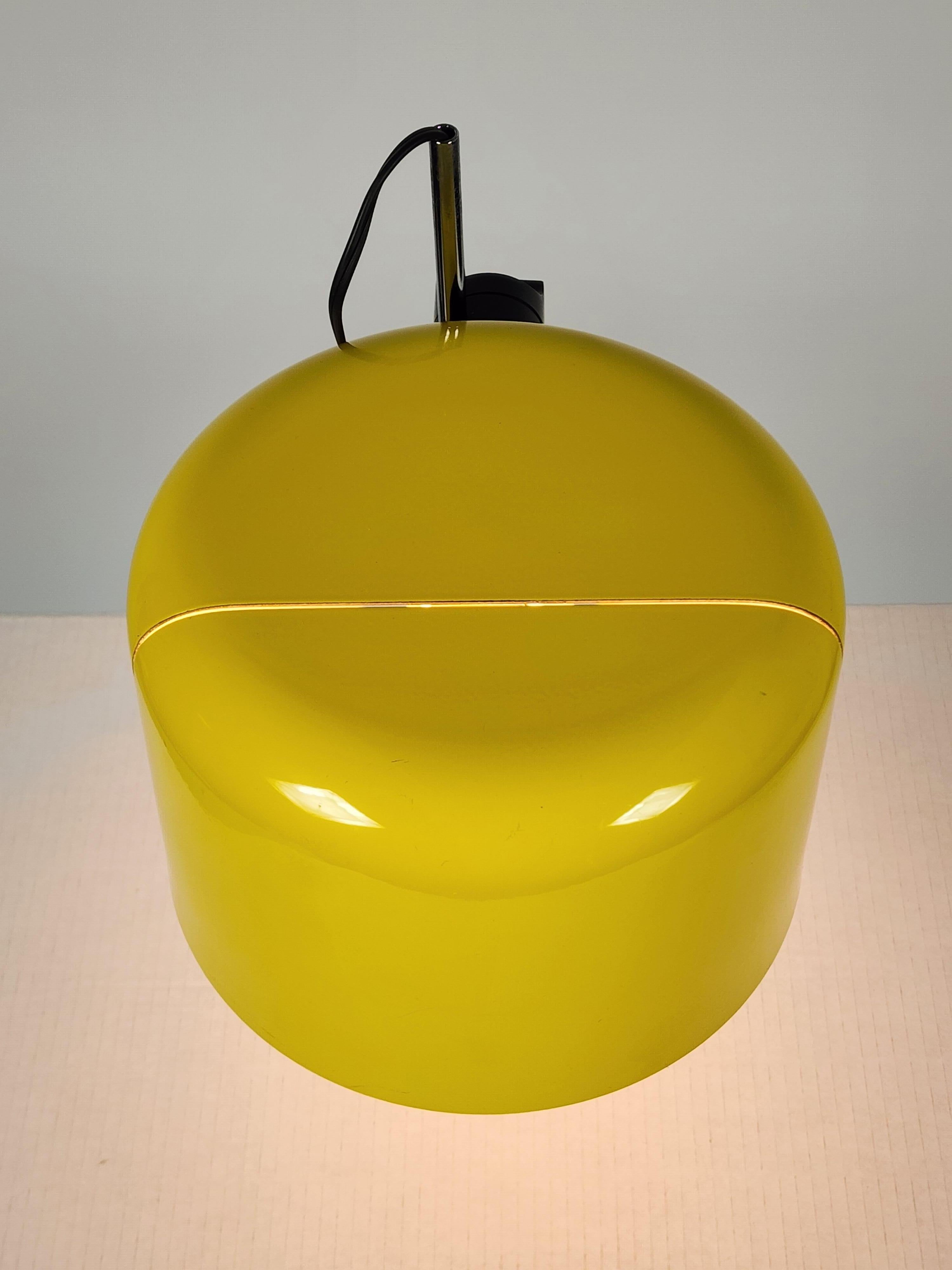 Metal 1967 Joe Colombo Early Edition of  '' Coupé '' Table Lamp , Italy For Sale