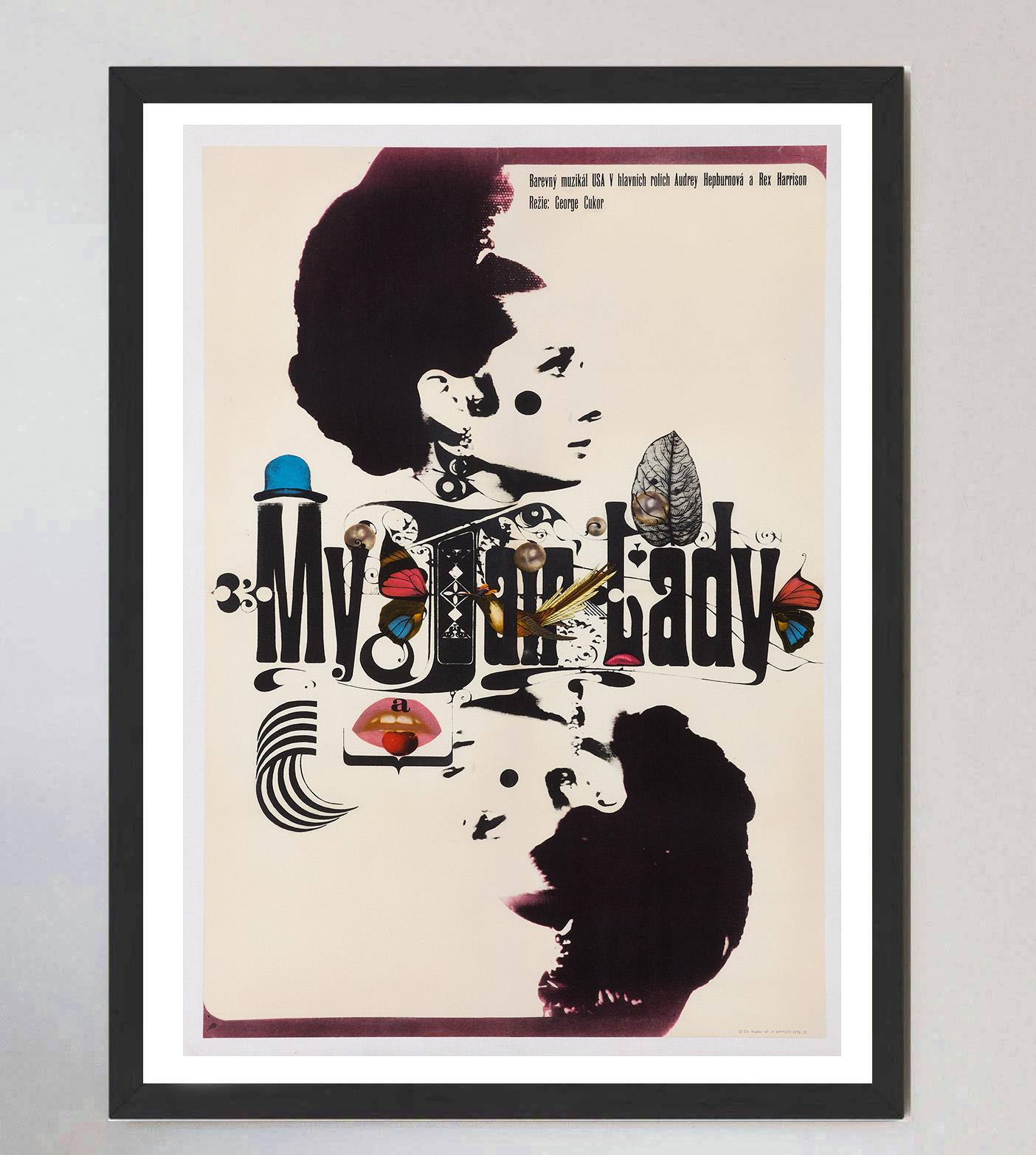 Tchèque 1967 My Fair Lady (tchèque) Affiche originale d'époque en vente